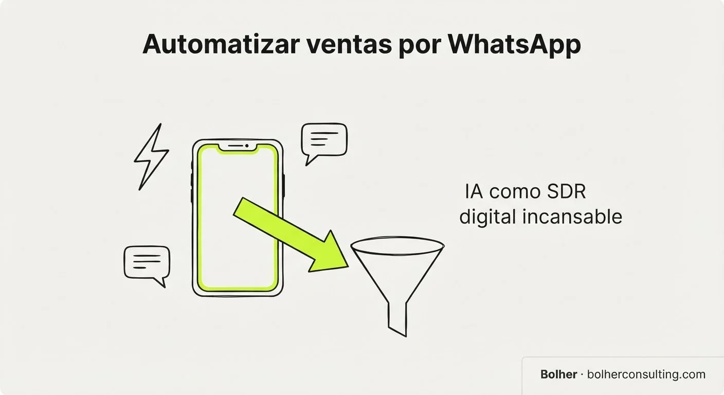 Automatizar ventas por WhatsApp: el agente de ventas con IA