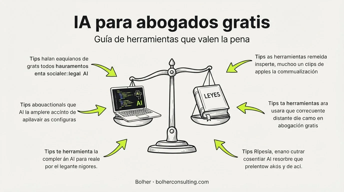 IA gratis para abogados: qué herramientas valen la pena