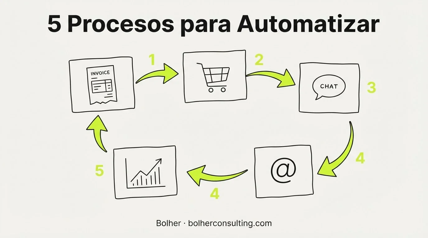 5 procesos que tu empresa debería automatizar ya