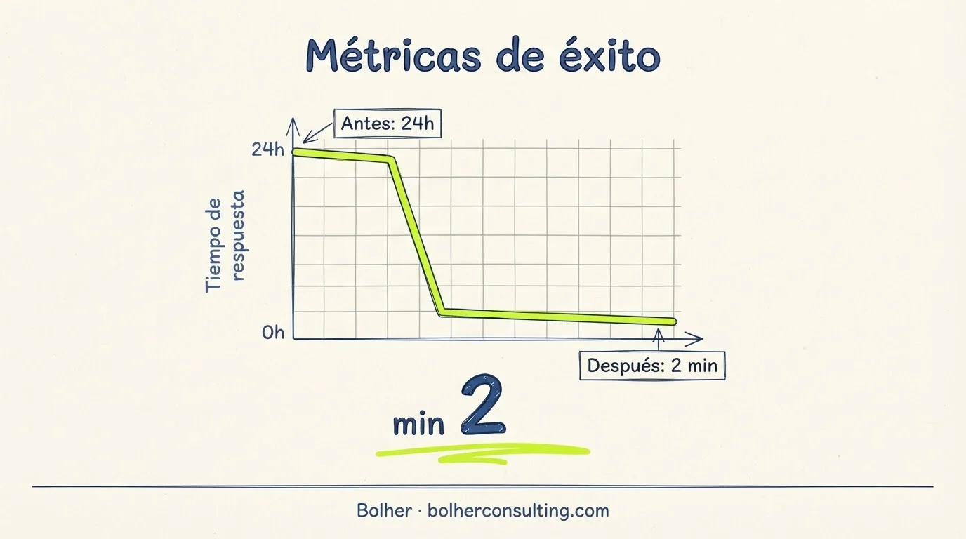 Métricas clave para medir el ROI de un SDR con IA.