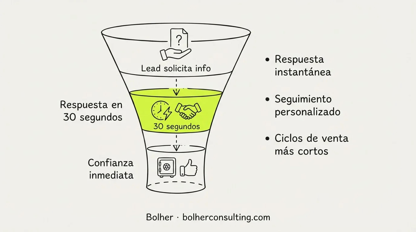 Infografía sobre el impacto de la automatización en la tasa de conversión y experiencia del usuario.